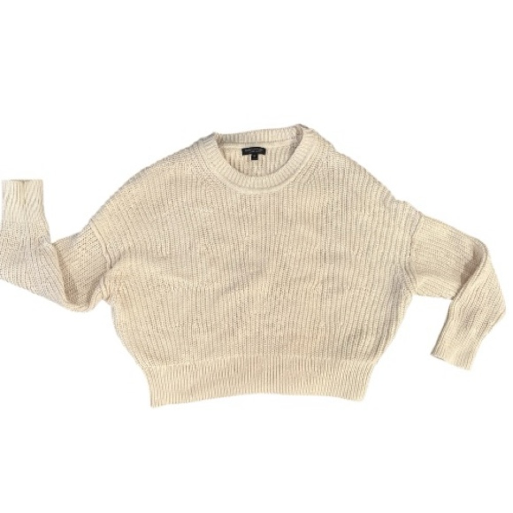 Banana Republic Women's Beige Crew Neck Sweater